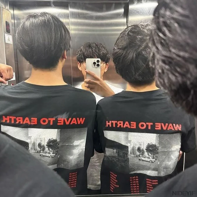 Wave To Earth 2024 World Tour Album Print T Shirts Men Women Retro Fashion Cotton Short Sleeve T-shirt Hip Hop Clothing P21 - Image 4