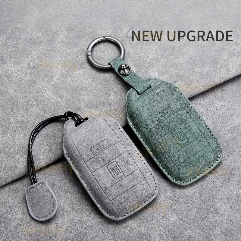 Leather New Car Key Cover Use for Rolls-Royce Cullinan Phantom Ghost Wraith Dawn Key Case Shell Buckle
