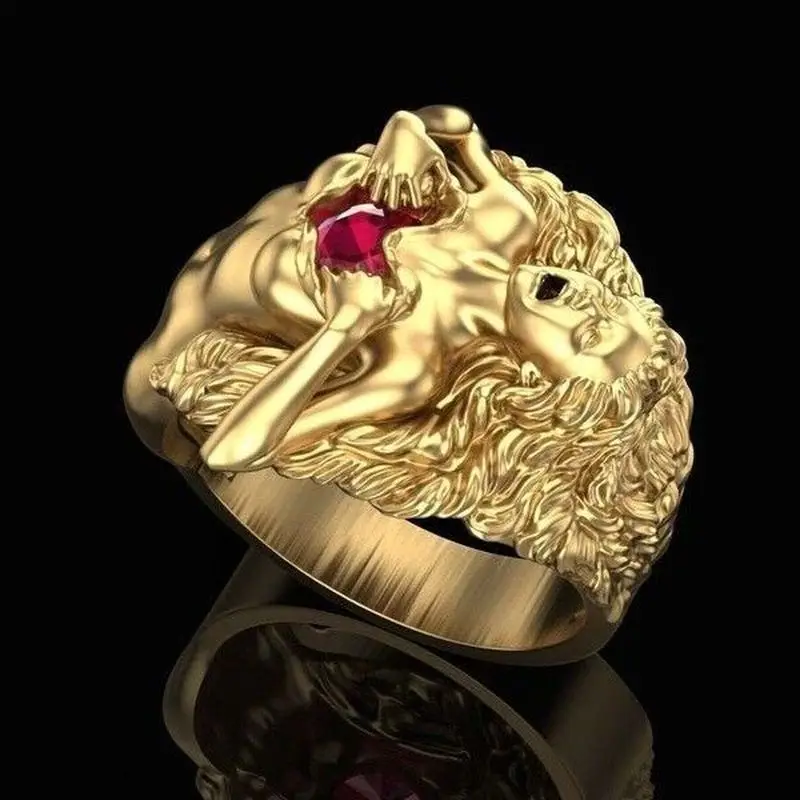 925 Sterling Silver European And American Personalized Creative Heart Wrenching Ring For Women, Cool And Unique Classic Jewelry