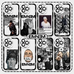 Rap Singer Eminem Phone Case For Xiaomi Redmi Note 13 12 12C 11 10 10C 13C 10s 9 9s 9A 9T 9C 8 7 Pro Max 4G 5G Transparent Cover