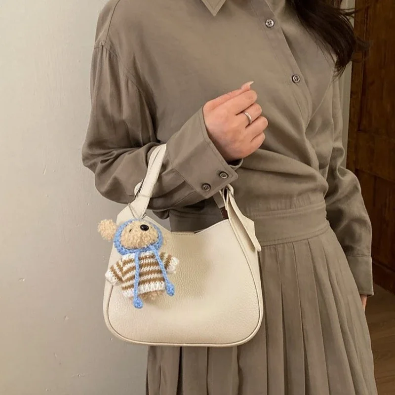 

Women's Everyday Style Multi-color Faux Leather Mini Bucket Handbag, for Work, Travel, Daily Commute & Casual Street Style