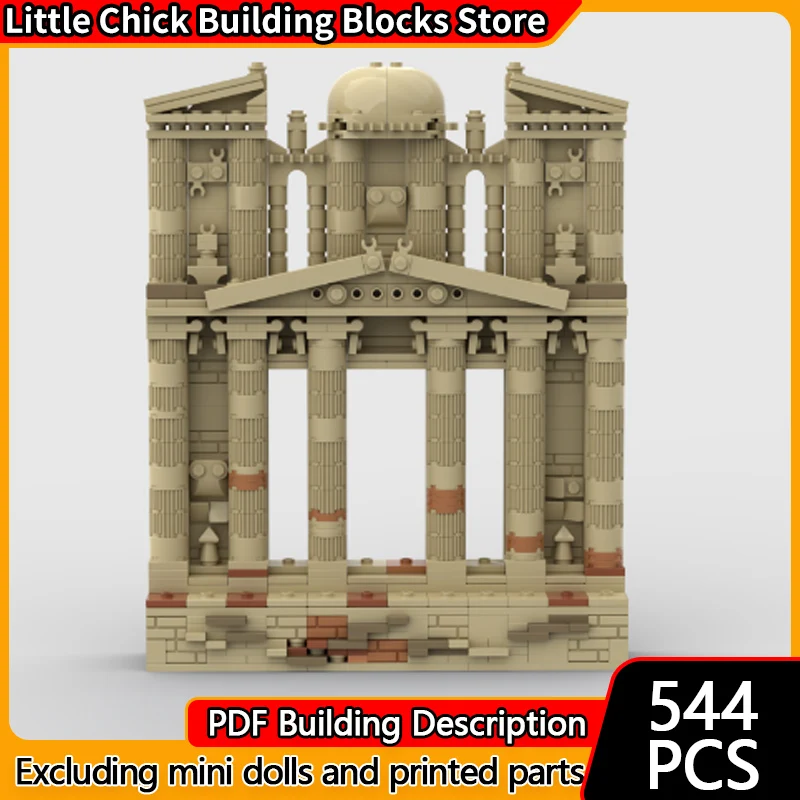 

Популярная модель фильма MOC, строительные кирпичи, ретро, приключенческая сцена, модульная технология, детские праздничные подарки, сборные игрушки, костюм