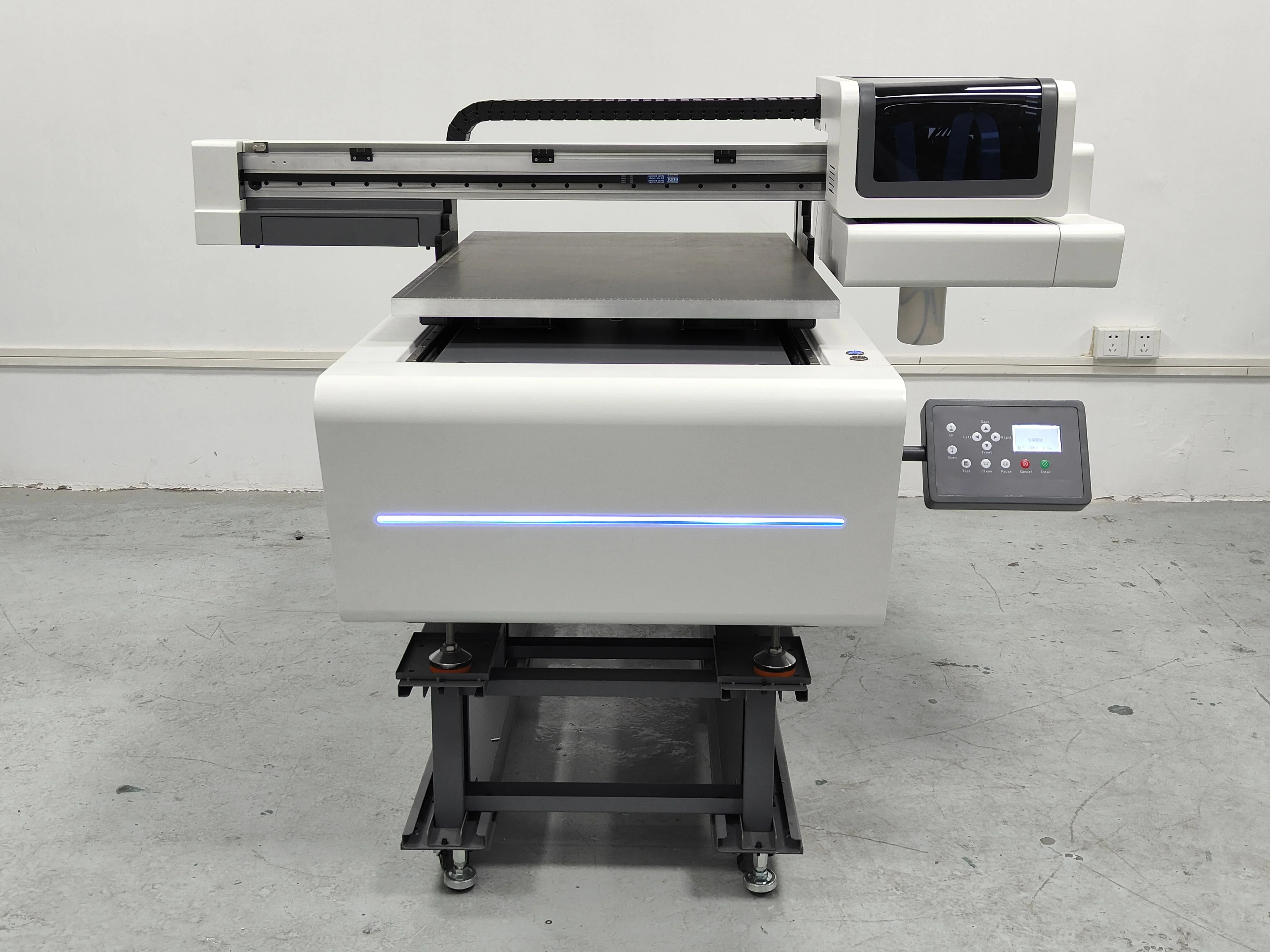 High Precision 6090 UV Flatbed Printer for Silicone Swimming Cap ID Card Printing Machine