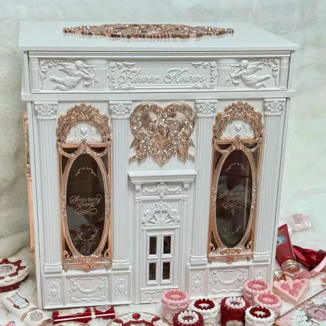 

FLOWER KNOWS Strawberry Cupid Allin Large Gift Box: Шкаф-органайзер для хранения косметики (без макияжа)