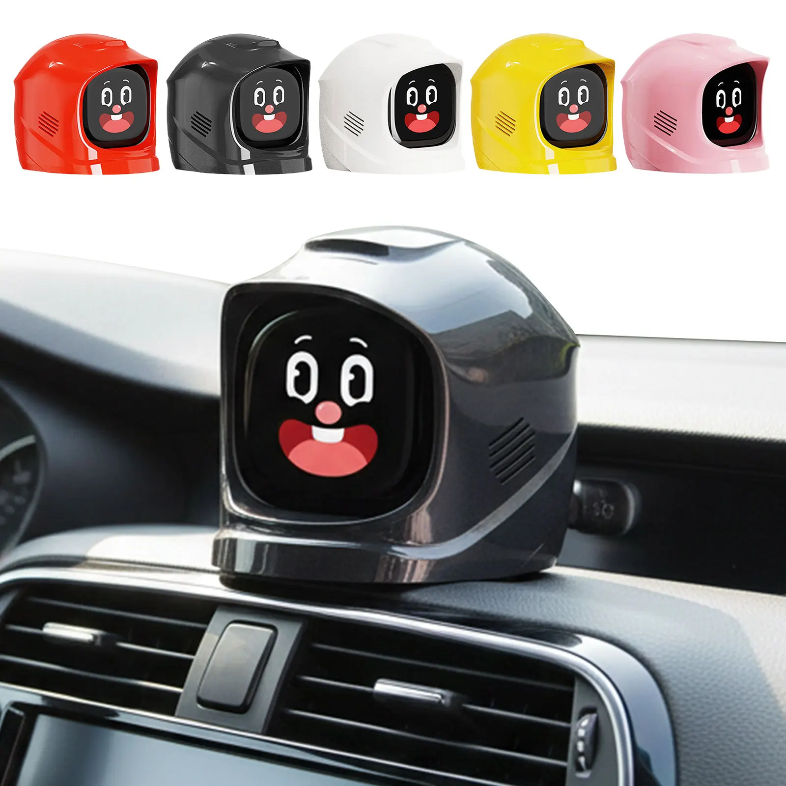 

Intelligent Electronic Vehicle Pet with Animated Expressions Cute AI Companion Decorations for Mood Boost & Interior Style
