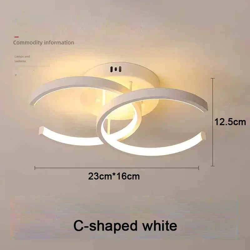 Moderne LED-plafondverlichting Ganglicht Huisverlichting Led Opbouw voor Slaapkamer Woonkamer Ganglicht 3-kleuren
