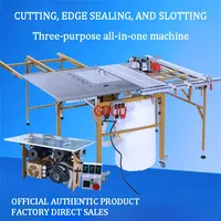 2023 New Multifunctional Folding Woodworking Portable Mini Sliding Table Panel Saw 45-90 Degrees Cutting Machine EU plug