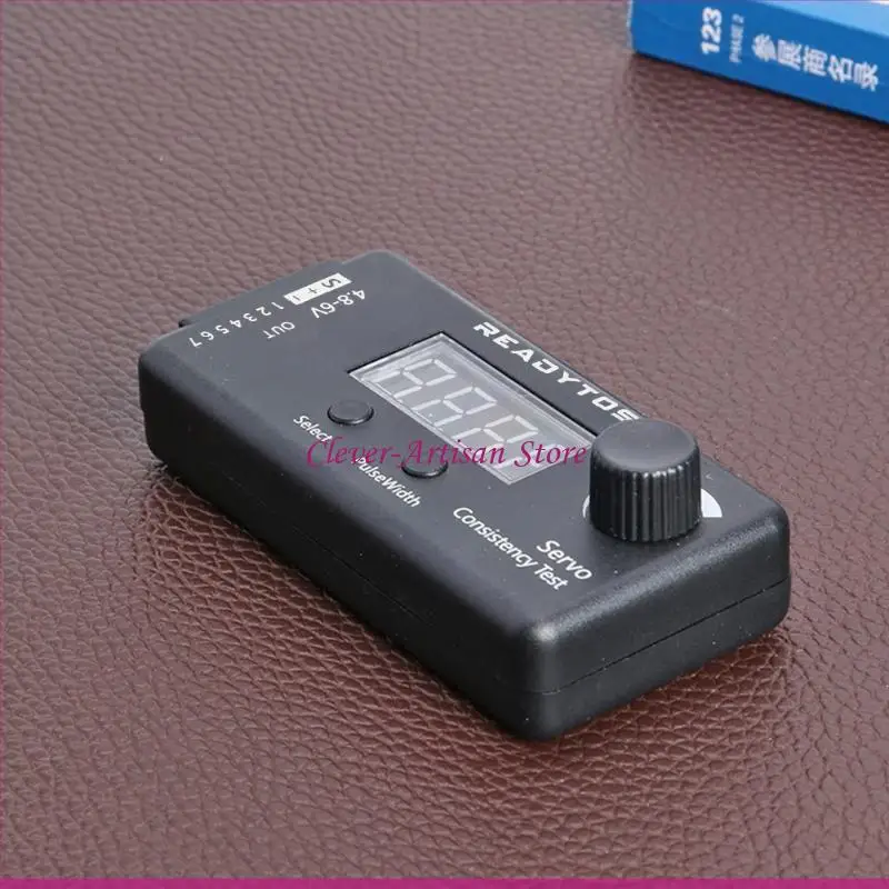 

E06B Servo Tester,for DC 4.8-6V Mini 3 Modes Digital Servo/ESC Consistency Tester Ste