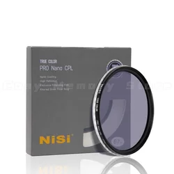 NiSi TRUE COLOR PRO Nano CPL Filter 40.5/49/52/58/72/82/67/77mm reflex camera polarizer color fidelity polarizer filter