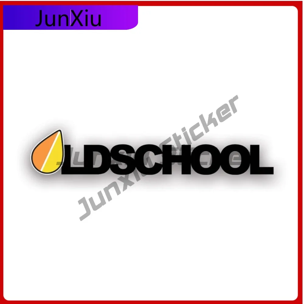 

Old School Badge Fade Resistant Sun Resistant Vintage For Motorcycle Car Window Helmet Easy Apply Easy To Remove Decor Cool