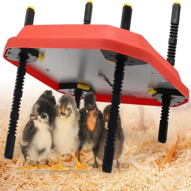 

Нагревательная пластина для разведения птицы для цыплят до 20 цыплят с термостатом, комплект для утепления курятника 12 x 12 дюймов