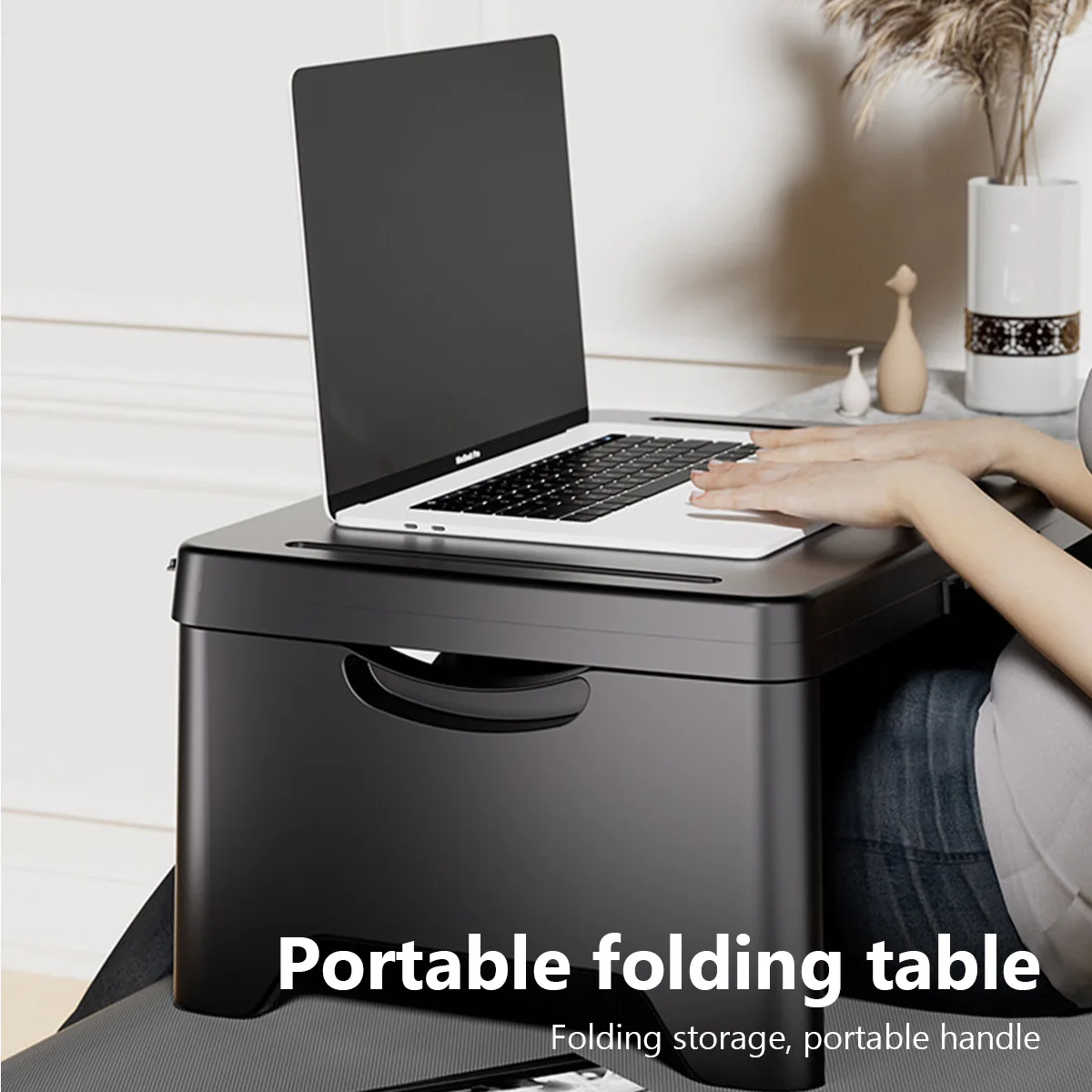 Portable Laptop Desk Foldable Working Table Notebook Computer Holder Car Living Room Sofa Reading Homework Desk TV Plays Holder