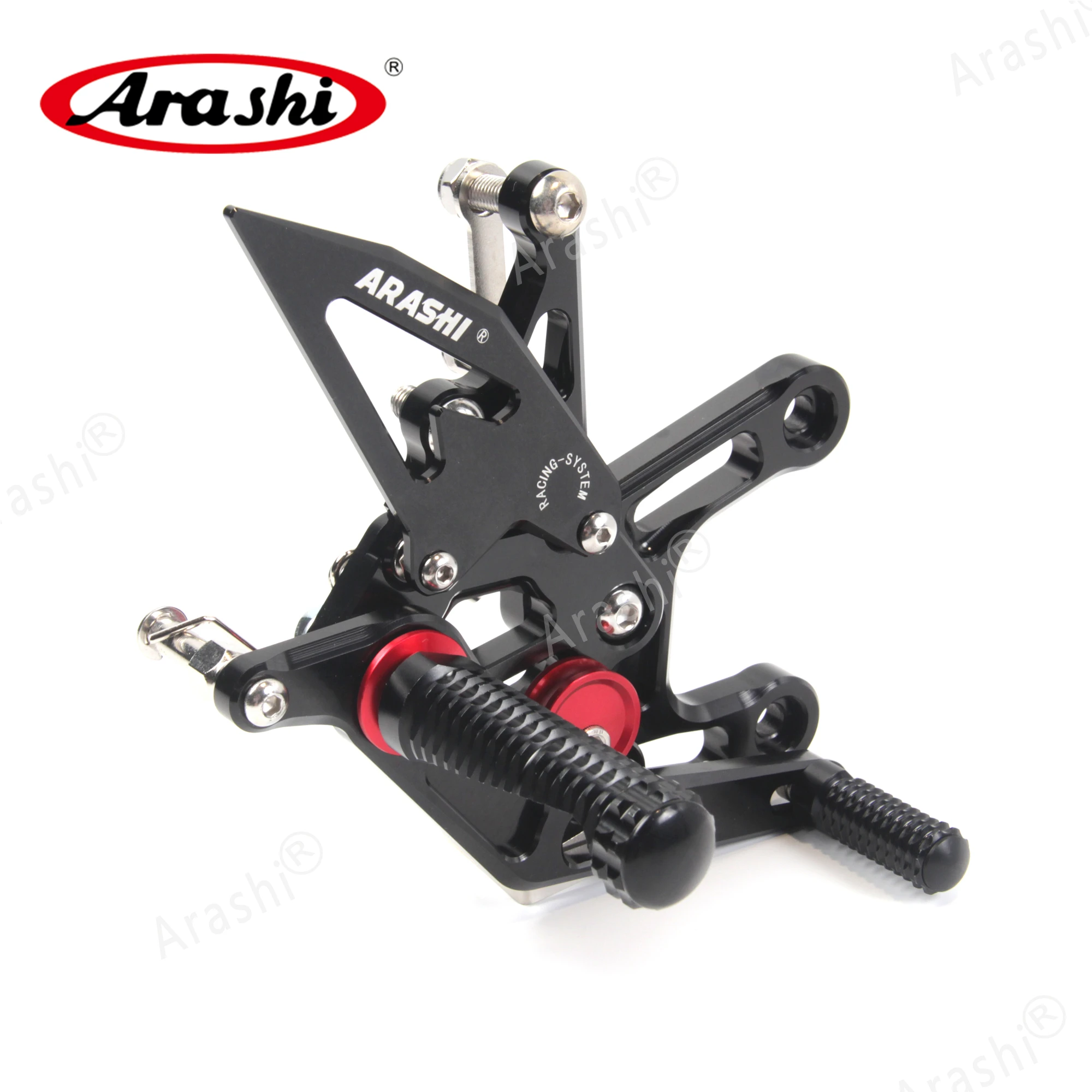 Arashi CNC Adjustable Rearset For KAWASAKI ZX-10R / ZX1000 / ABS