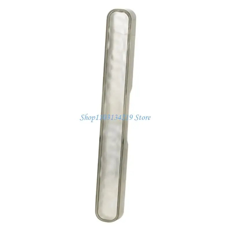 N5KC Leakproof Ice Pattern Toothbrush Bathroom Storage Case ABS Construction