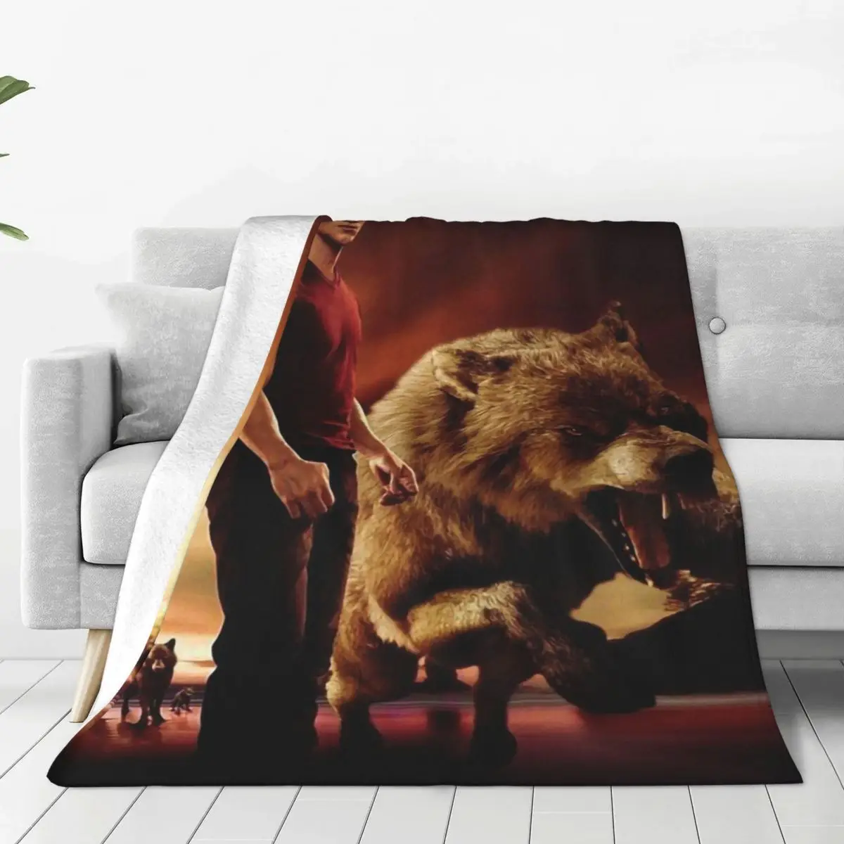 Jacob Black Blankets Coral Fleece Plush Decoration The Twilight Saga Movie Portable Throw Blanket for Bed Outdoor Bedspreads