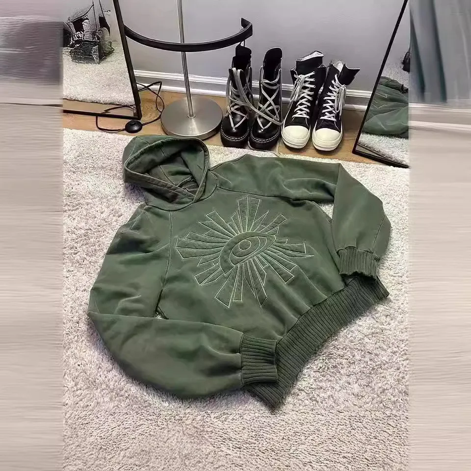 

Толстовка Street Sle Y2K в стиле Harajuku с вышивкой в стиле хип-хоп, готическая, с длинными рукавами, уличная одежда, весна 2024