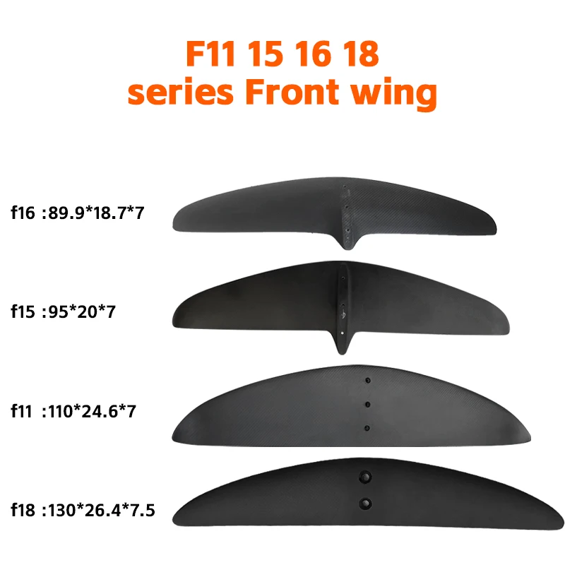 

Water sports surfing black 3k Carbon fiber Front Rear wing foil board Accessories hydrofoil