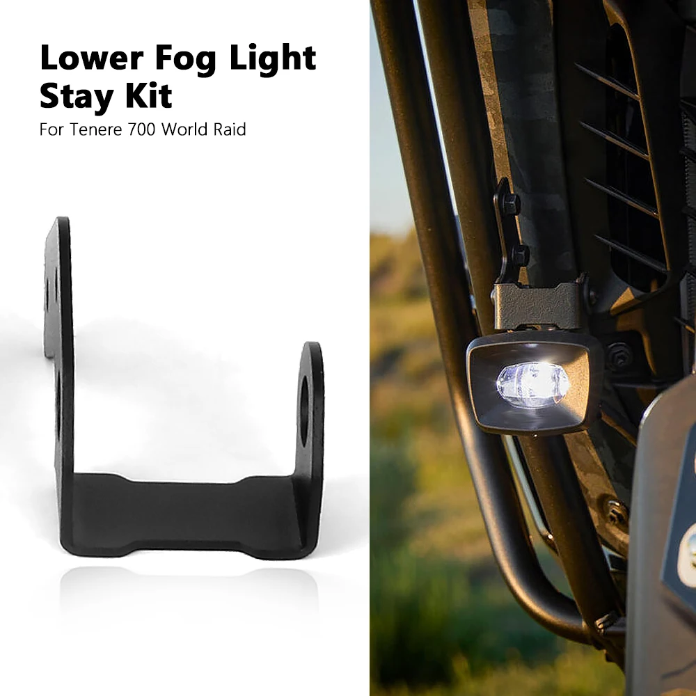 

Motorcycle Bumper Fog Lamp Bracket Spotlight Lower Support Bracket For Yamaha TENERE Tenere 700 World Raid Tenere700 WORLD RAID