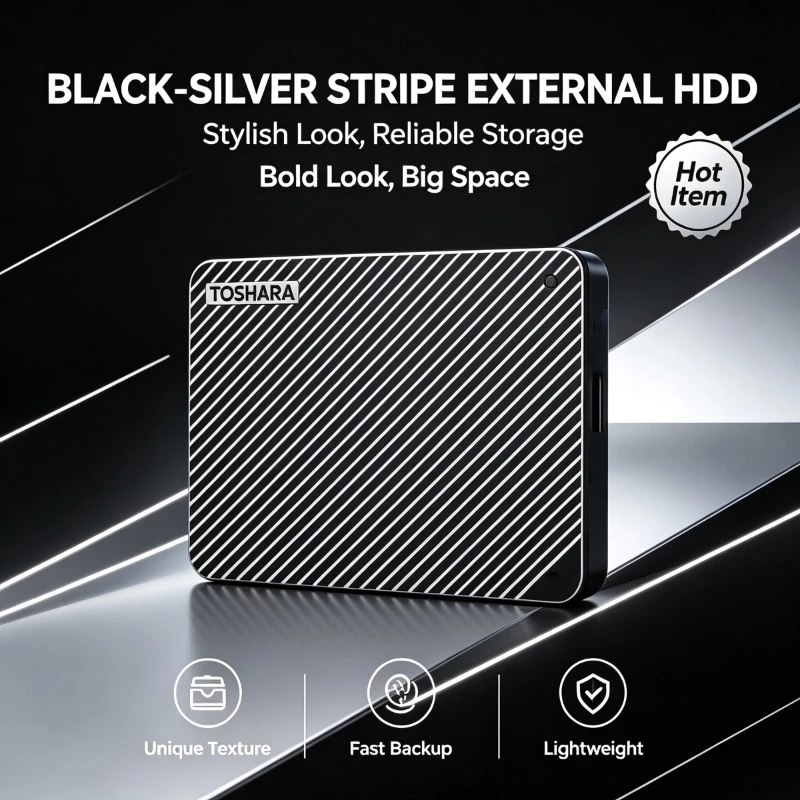 External Portable Hard Drive, 2.5-Inch, USB 3.0, 250GB/320GB/500GB/1TB/2TB, PC, MacBook, Laptop. Premium.