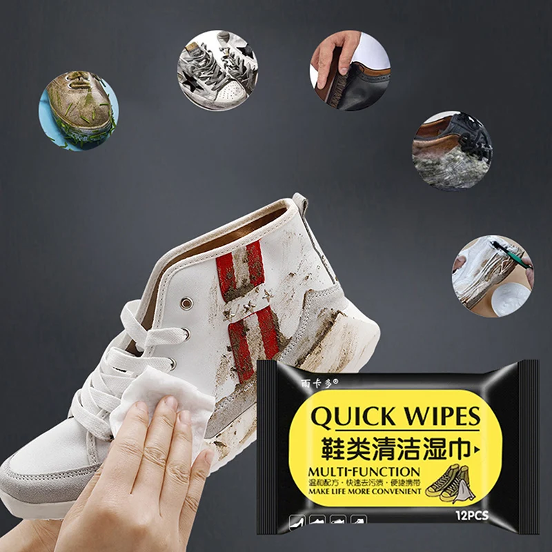 Disposable Shoe Wipes Cleaning Tools Care Shoes Useful Fast Scrubbing Clean Wipe