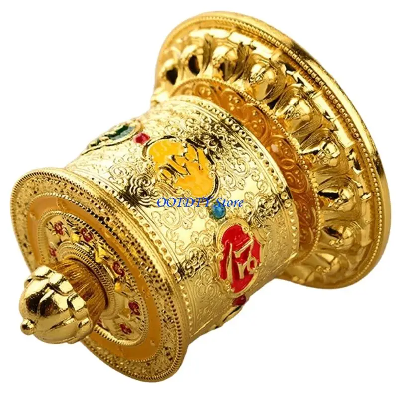 367A Tibetan Prayer Wheel Spinnings Prayer Wheel for Relaxation/Meditations/Yogas Decors