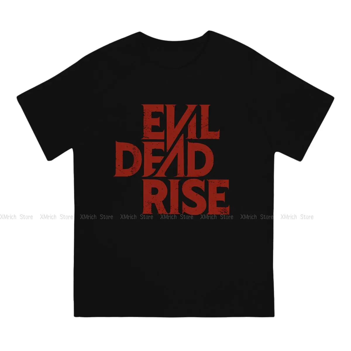 Evil Dead Rise Logo T Shirts Men's  Cotton Funny T-Shirt Round Neck Evil dead Tee Shirt Short Sleeve Clothes Gift