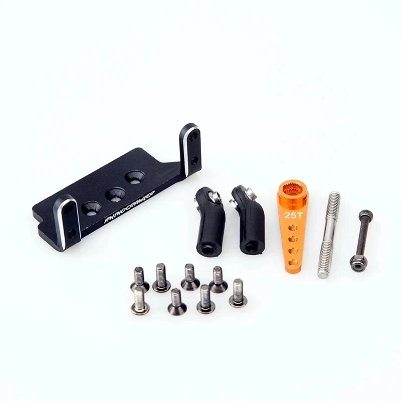 Rhino Servo Battery Mount Upgrade Kit For CNC Axial Capra Axles Link RC Crawler Car Parts Toys Accessories