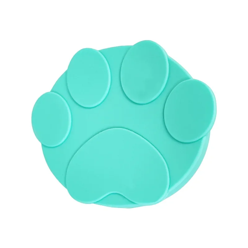 Pet cat can feeding spoon separate silicone dog cat sealing food spoon universal sealing lid