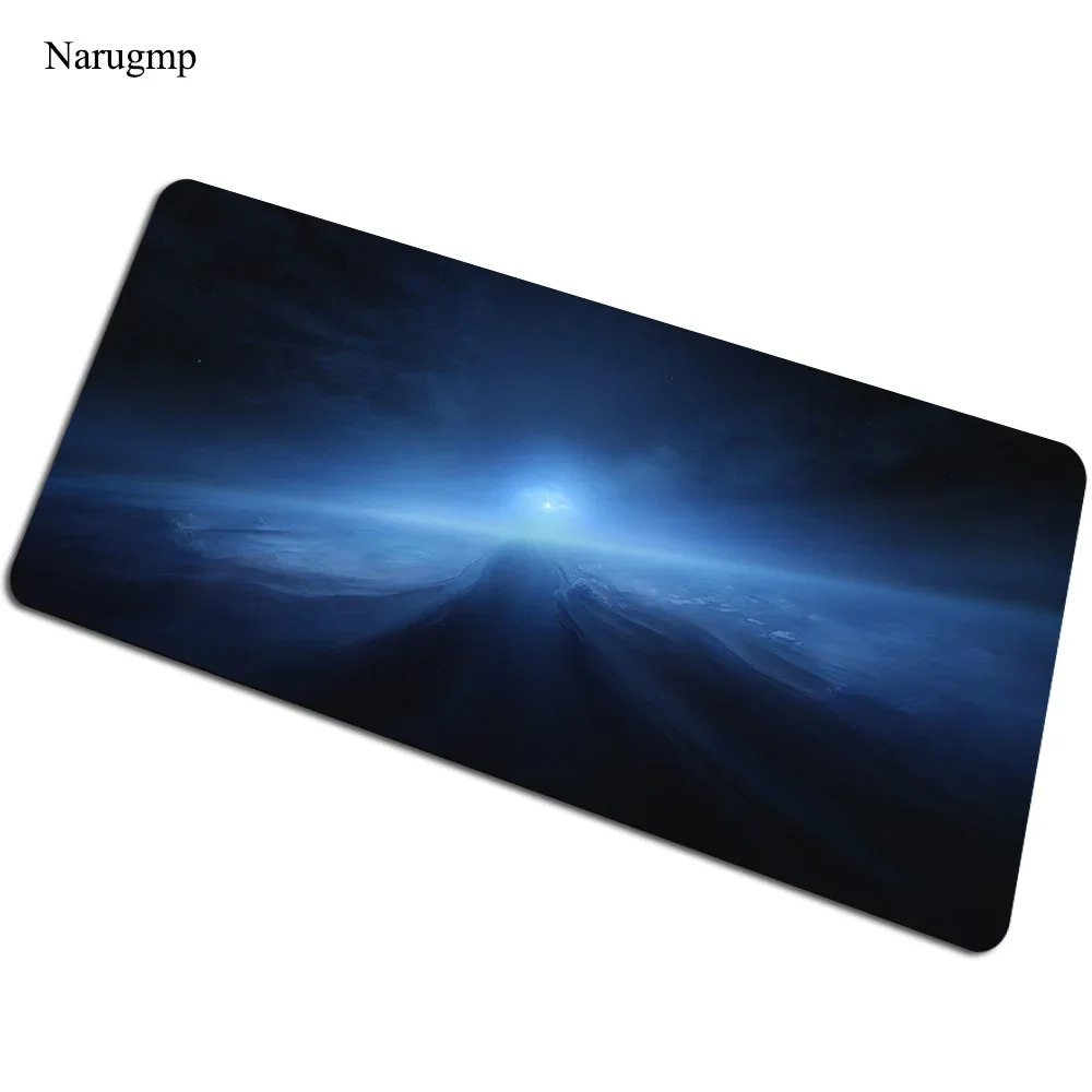 Landscape mouse pad Building Computer mat 800x400x3mm gaming mousepad Space Station padmouse keyboard games pc gamer desk