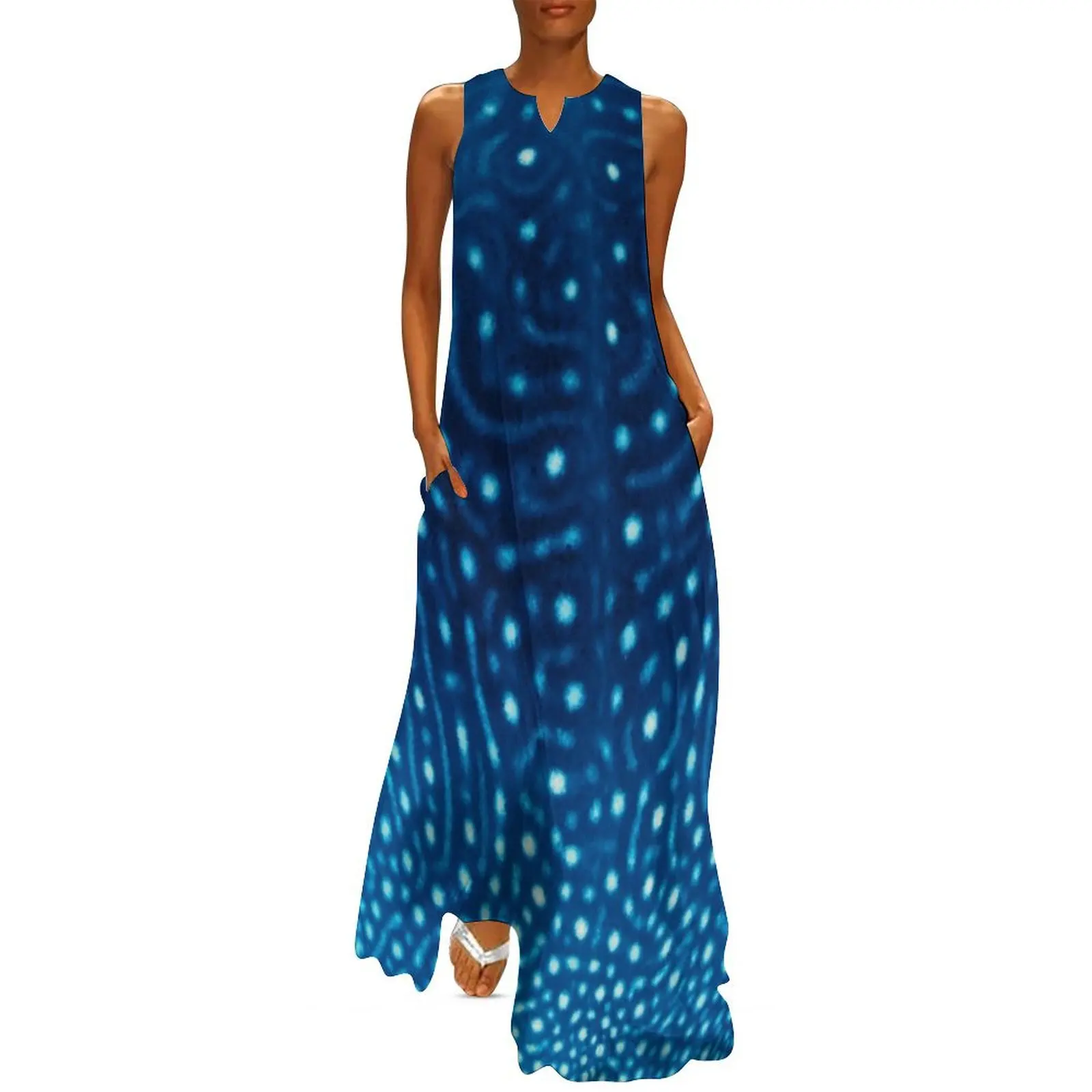 Whale Shark Pattern Long Dress dress for women 2025 Women's summer skirt Dress