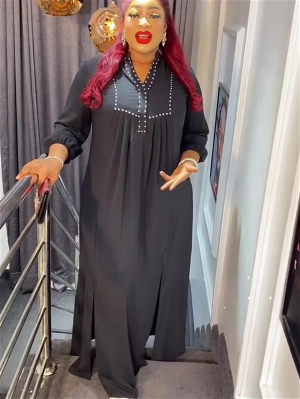 African Dresses for Women Traditional Africa Clothing Dashiki Ankara Outfits Gown Abayas Robe Muslim Kaftan Maxi Long Dress 2024