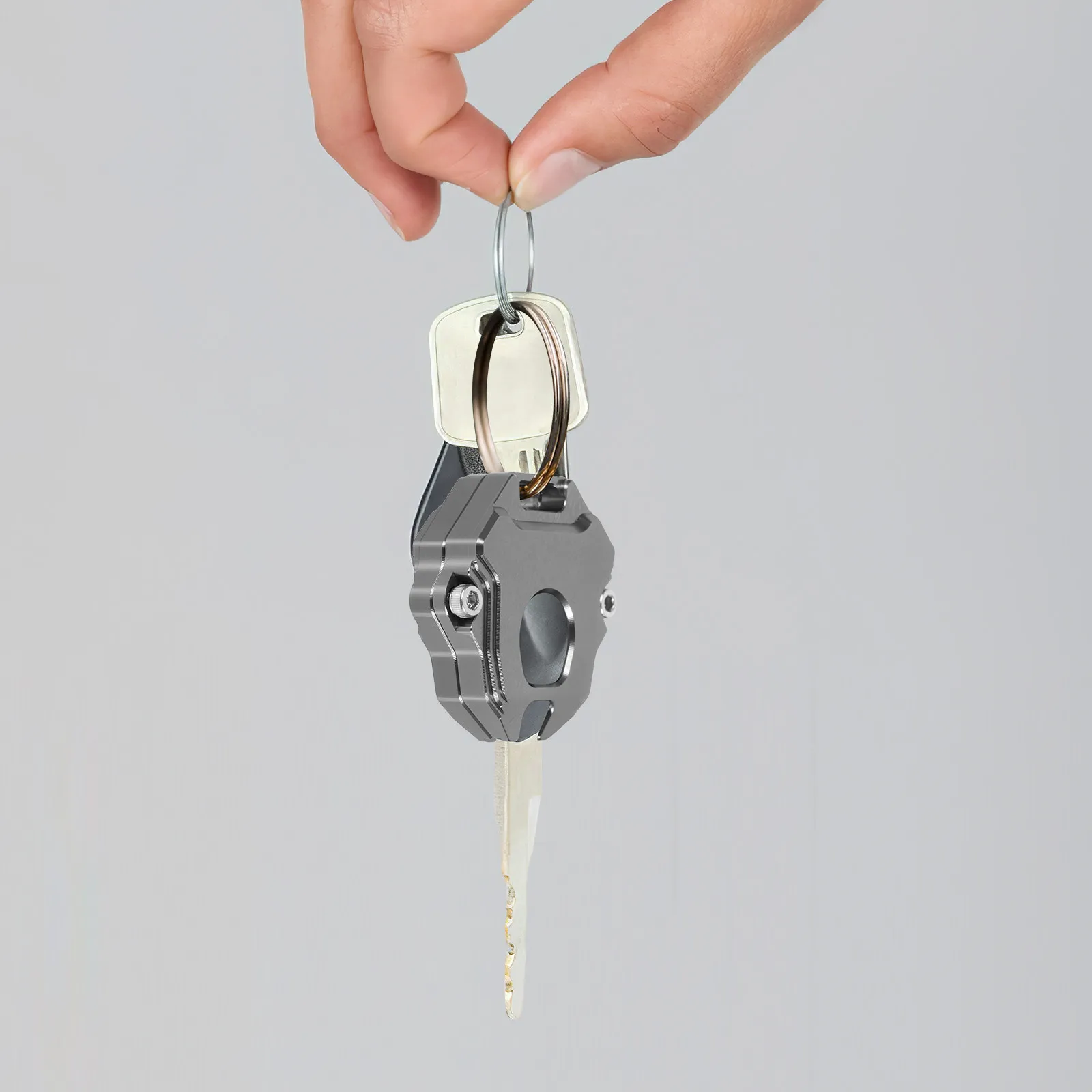 

Motorcycle Key Protector Aluminum Alloy Wear Resistant Case Motorcycle Key Fob Cover Protective Shell Accessories