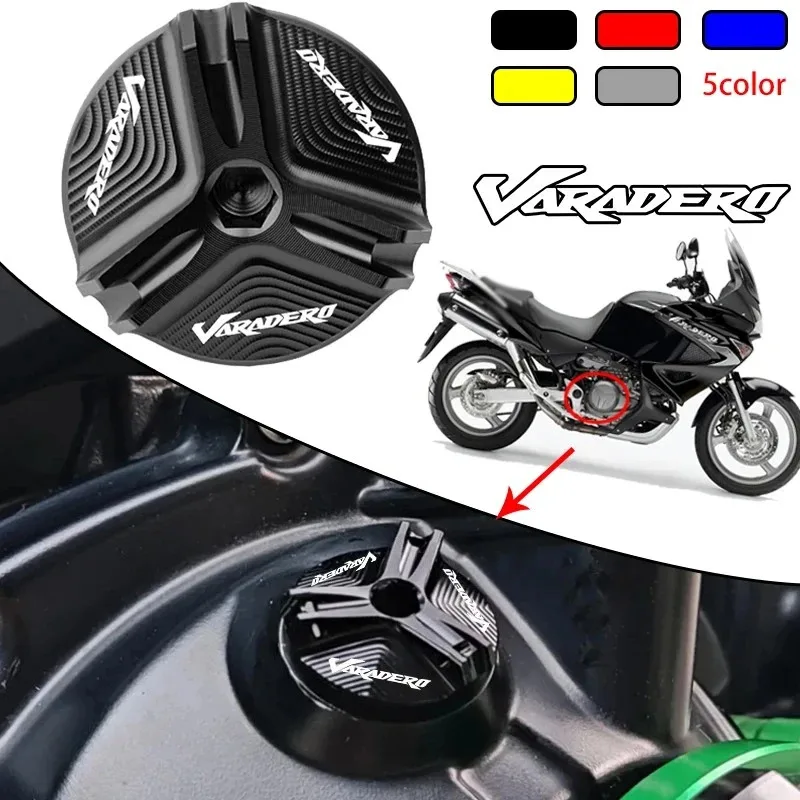 For HONDA VARADERO XL1000V XL1000 XL125 V XL 1000 125 V Motorcycle Fashion Accessories CNC Engine Oil Filler Cap Oil Plug Cover
