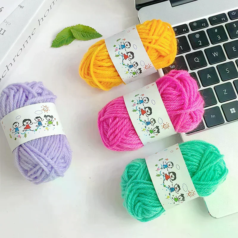 12 Uds. Hilos de lana de algodón suaves y cálidos para manualidades, hilo suave de buena calidad para tejer a mano, hilo de ganchillo hecho a mano