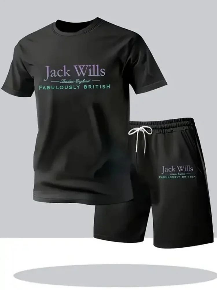 

2025 Spring/Summer New Men's Solid Color Casual Shorts Set, Lightweight Beach Top Two-Piece Set for Daily Travel and Leisure Tip