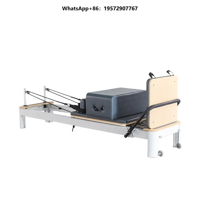 Smooth Yoga Core Bed Aluminum Reformer Pilates Equipment Machine with Big Box and Jump Board