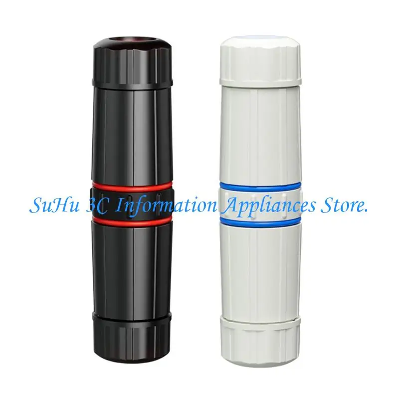  Universal Waterproof RJ45 Coupler Waterproof Connector  Tool less Installation For Outdoor Networking