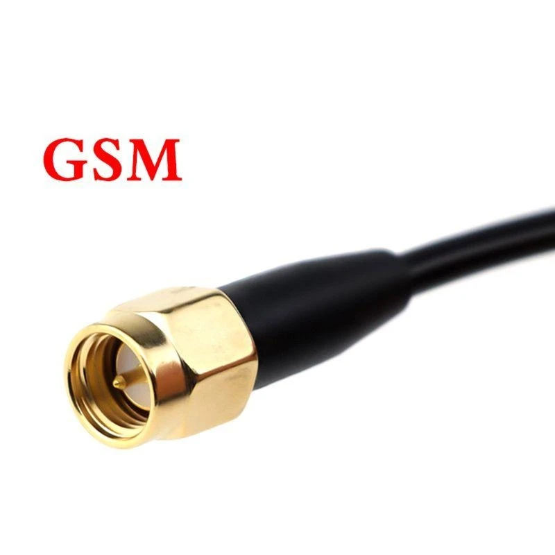  T Type 3G Long Ranges Antenna 900-1800MHZ 50W GPRS SMA Male Plug Horn Antenna Plastic Radio Patch Antenna 300cm Cable