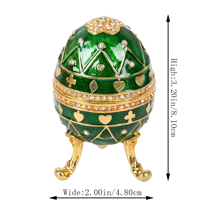 QIFU New Arrive Russia Faberge Egg Home Decoration Gift