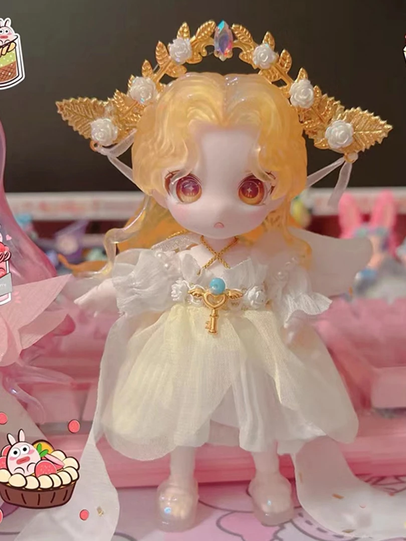 

Maytree-Zodiac Signs Series Blind Box, Bjd Articulated Wrist, Pvc Playable Action Figure, 12.3cm, Re