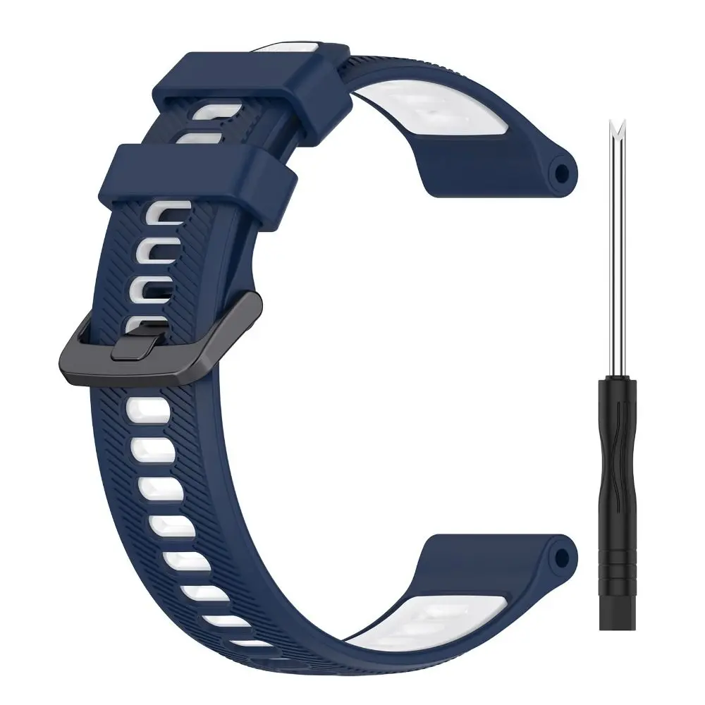 Replacement Silicone Strap Double Color Smart Watch Wristband Accessories Soft Bracelet for Garmin Forerunner 965 955 945 935