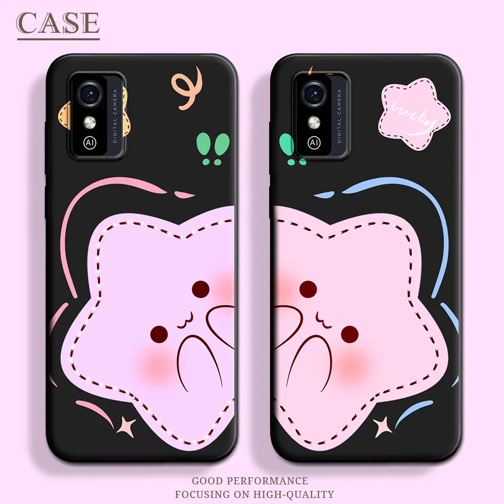 For ZTE Blade L9 Case Butterfly Soft Silicone Couple Stars TPU Flower Phone Case For ZTE Blade L9 Cute Back Cover Lovely Conque