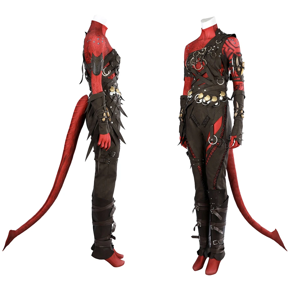 High Quality Gate 3 Game Baldur Karlach High Quality Cosplay Costume Karlach Uniform Individual Items Are Sold Christmas Outfits