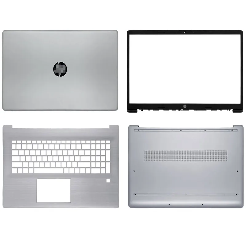 

New For HP 17-CN 17-CP Series Laptop LCD Back Cover Front Bezel Palmrest Bottom Case A B C D Cover M50382-001 Silver