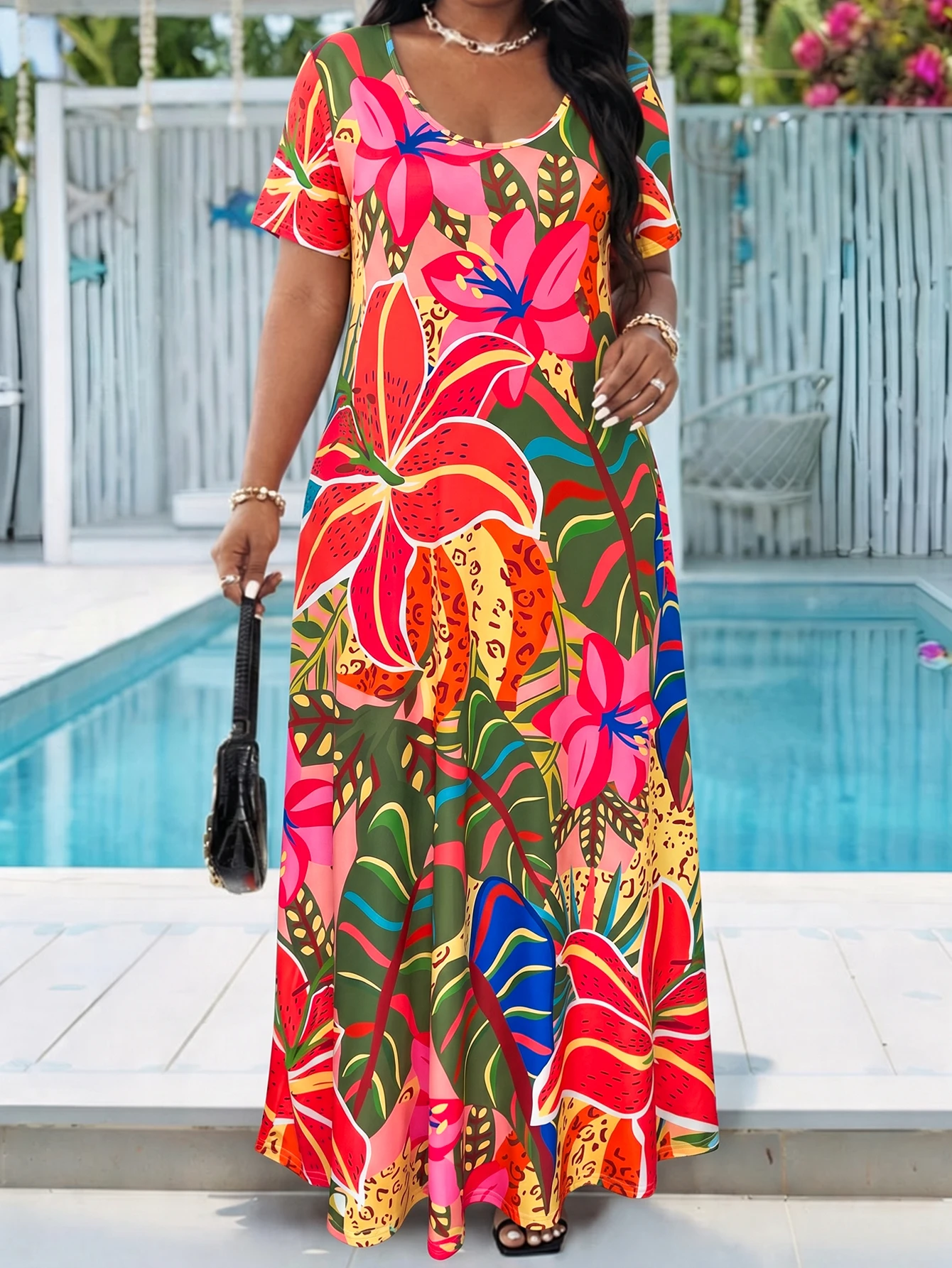Thumbnail 2 - #48 Best Selling Womens Plus Size Maxi Dress