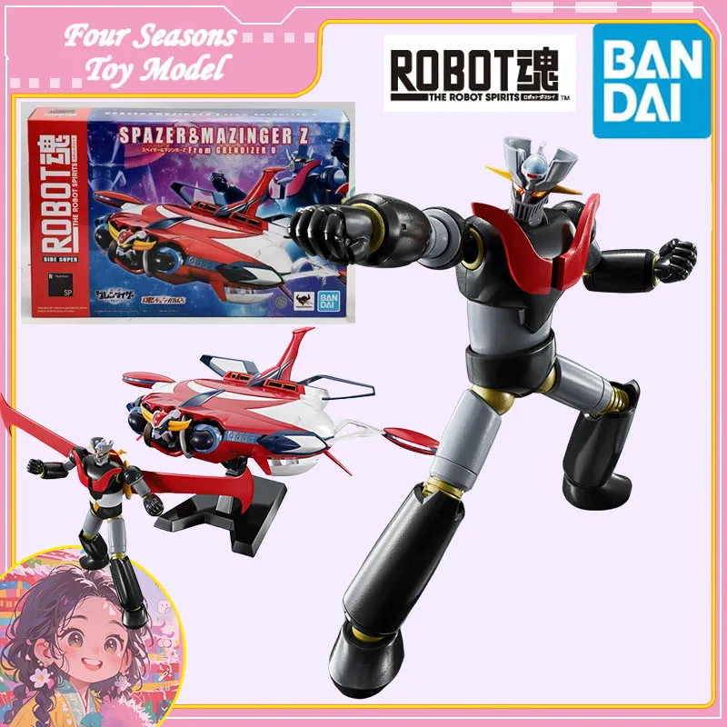 Envío rápido Bandai Anime EL ROBOT SPIRITS Spazer & Mazinger Z de GRENDIZER U modelo Original juguetes figura de acción regalo para niños
