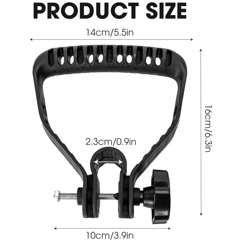 1pc Compact Snow Shovel Handle With Adjustable Diameter For Easy Snow Removal Back Protection Garden Tool Lawn Mower Handle.