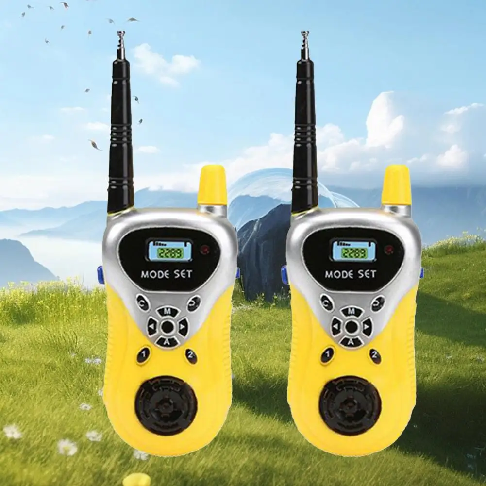 Lightweight 2Pcs Novelty Intelligent Smart Mini Walkie Talkies Multicolor Walkie Talkie Toys Stable   Outdoor Toys