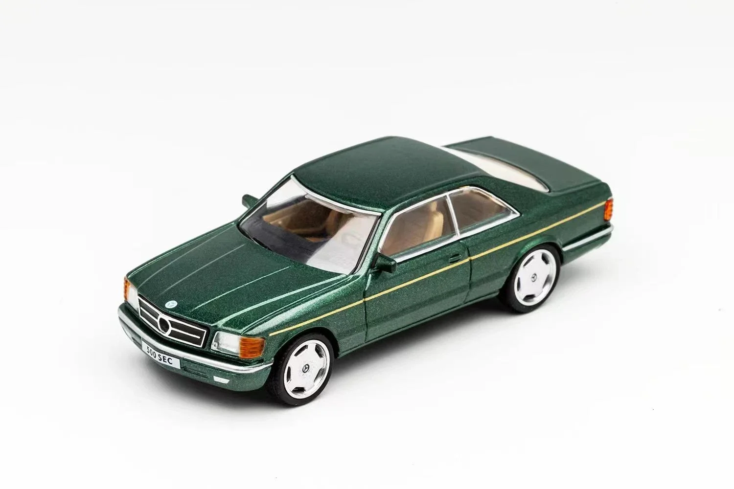 DCT 1:64 MB 500SEC Black BLUE GREEN LHD Diecast Model Car