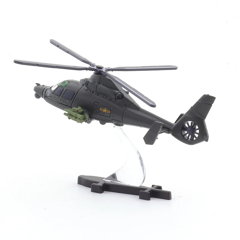 XCARTOYS Small Airplane Model Z-9WA Helicopter Diecast Automotive Model Ornaments Cas Toys Gift Decorations